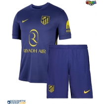 Otroški Nogometni dresi Atletico Madrid David Hancko #17 Gostujoči 2025-26 Kratek Rokav (+ Kratke hlače)